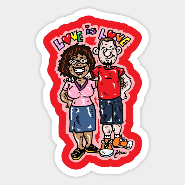 Love is Love Sticker by beetoons